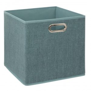 CAJA DE ALMACENAMIENTO 31CM AZUL PETROLEO