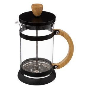 CAFETERA DE BAMBU NEGRA 60CL