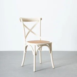 Silla de comedor Aspas blanco
