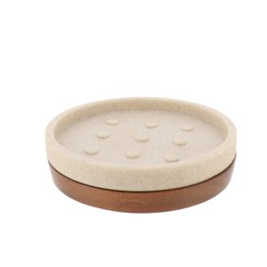 JABONERA POLIRESINA – NATURAL/ACACIA
