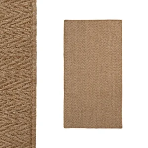 Alfombra de Polipropileno Beige Antideslizante 80x150 cm