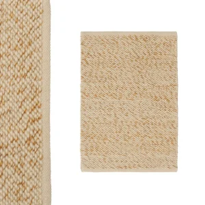 Alfombra de Polialgodon Beige 90x60 cm